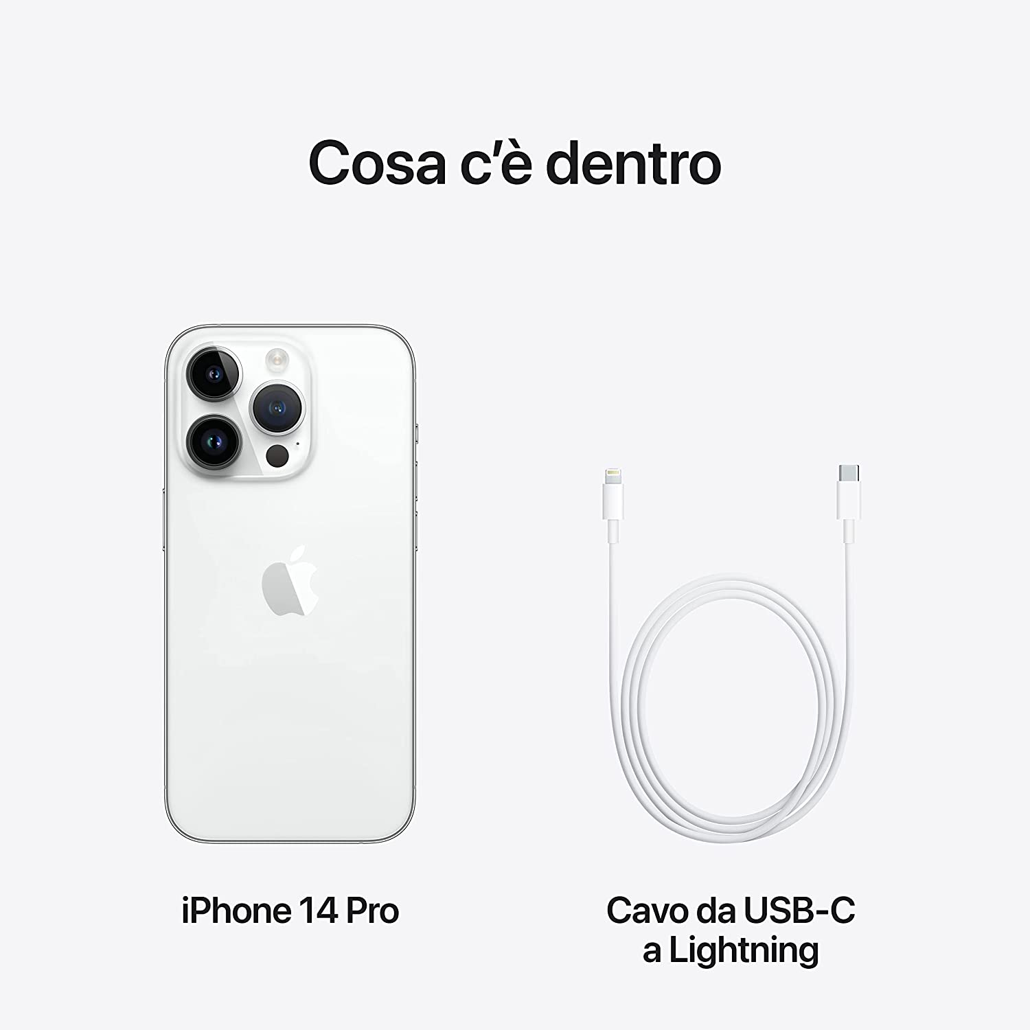 Apple iPhone 14 Pro (256 GB) - Argento 2 Apple iPhone 14 Pro (256 GB) - Argento - immagine 2
