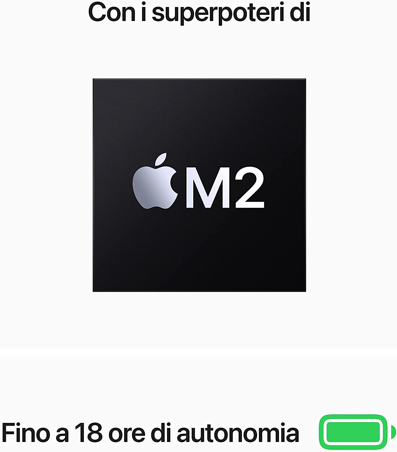 Apple 2022 PC Portatile MacBook Air con chip M2: display Liquid Retina 13,6", 8GB di RAM, 256GB di archiviazione SSD storage, tastiera retroilluminata; color Argento 4 Apple 2022 PC Portatile MacBook Air con chip M2: display Liquid Retina 13,6", 8GB di RAM, 256GB di archiviazione SSD storage, tastiera retroilluminata; color Argento - immagine 4