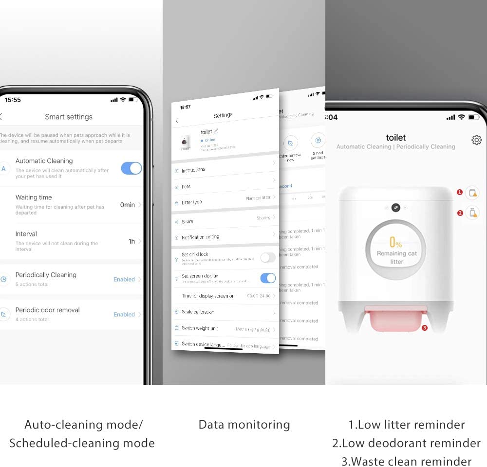 PETKIT Pura X Lettiera per gatti autopulente , XSecure/Rimozione dell'odore/Controllo dell'APP Lettiera automatica per più gatti 3 PETKIT Pura X Lettiera per gatti autopulente , XSecure/Rimozione dell'odore/Controllo dell'APP Lettiera automatica per più gatti - immagine 3