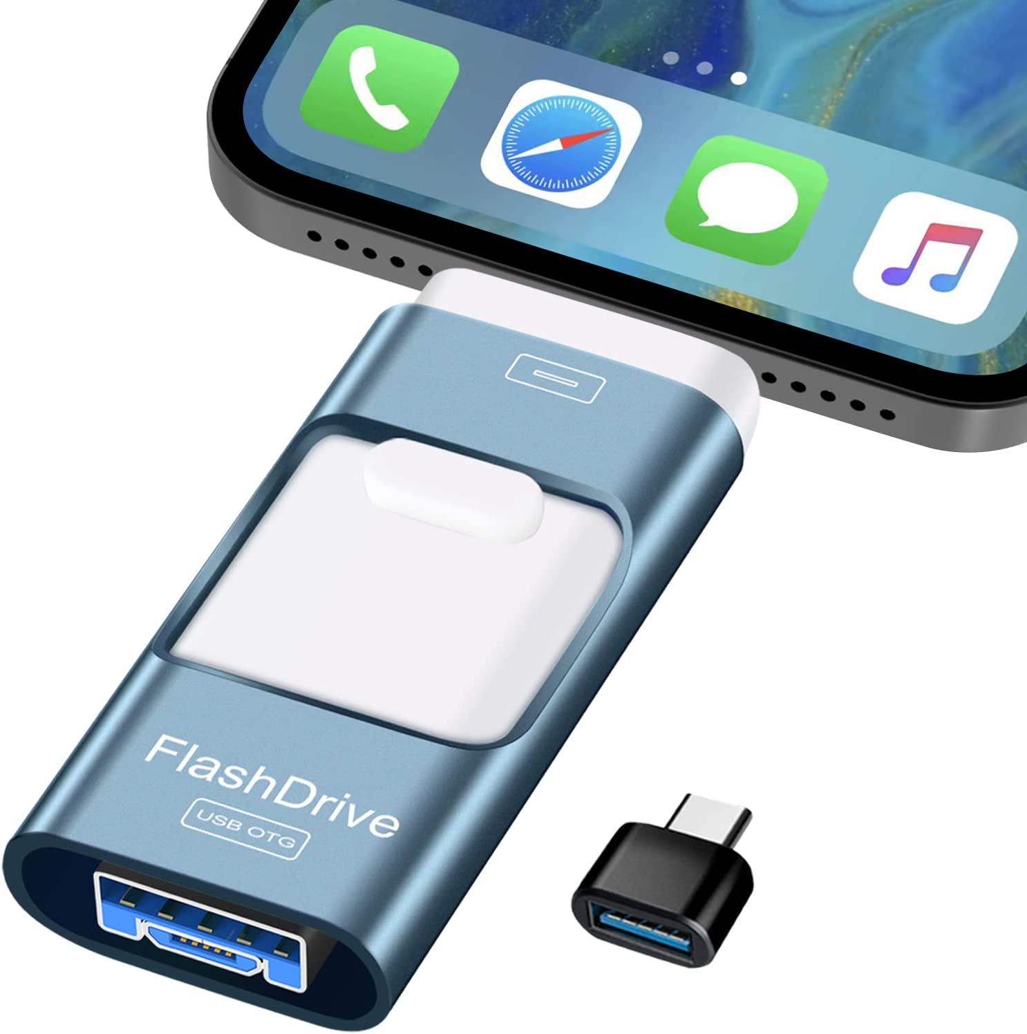 ZARMST Chiavetta USB da 256 GB per Telefono, Pendrive Espansione di Memoria Esterna, per Smartphone, Android, Computer, Laptop, PC, Dati, Immagini/Film, Con un Solo Clic (Blu) 1 ZARMST Chiavetta USB da 256 GB per Telefono, Pendrive Espansione di Memoria Esterna, per Smartphone, Android, Computer, Laptop, PC, Dati, Immagini/Film, Con un Solo Clic (Blu)