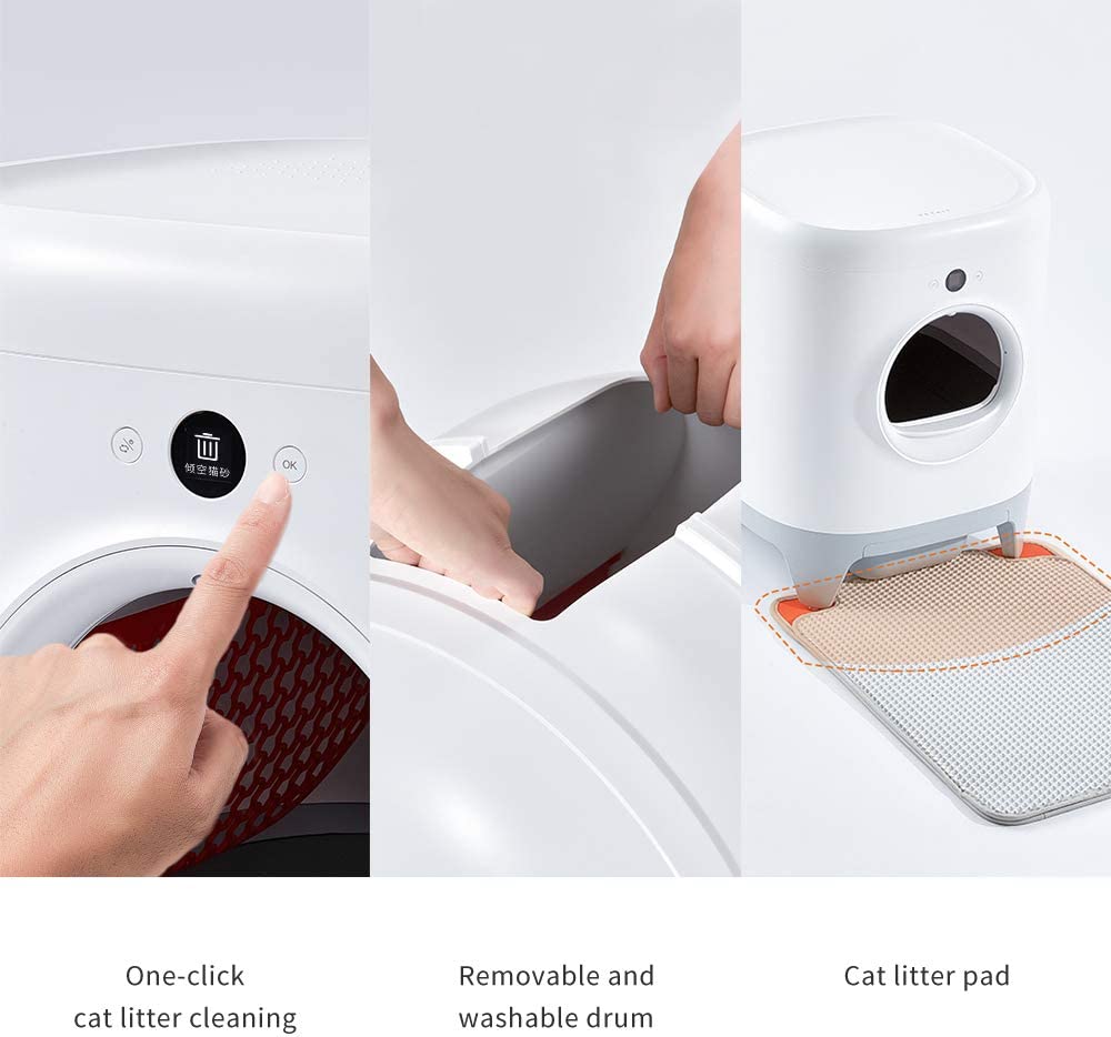 PETKIT Pura X Lettiera per gatti autopulente , XSecure/Rimozione dell'odore/Controllo dell'APP Lettiera automatica per più gatti 2 PETKIT Pura X Lettiera per gatti autopulente , XSecure/Rimozione dell'odore/Controllo dell'APP Lettiera automatica per più gatti - immagine 2