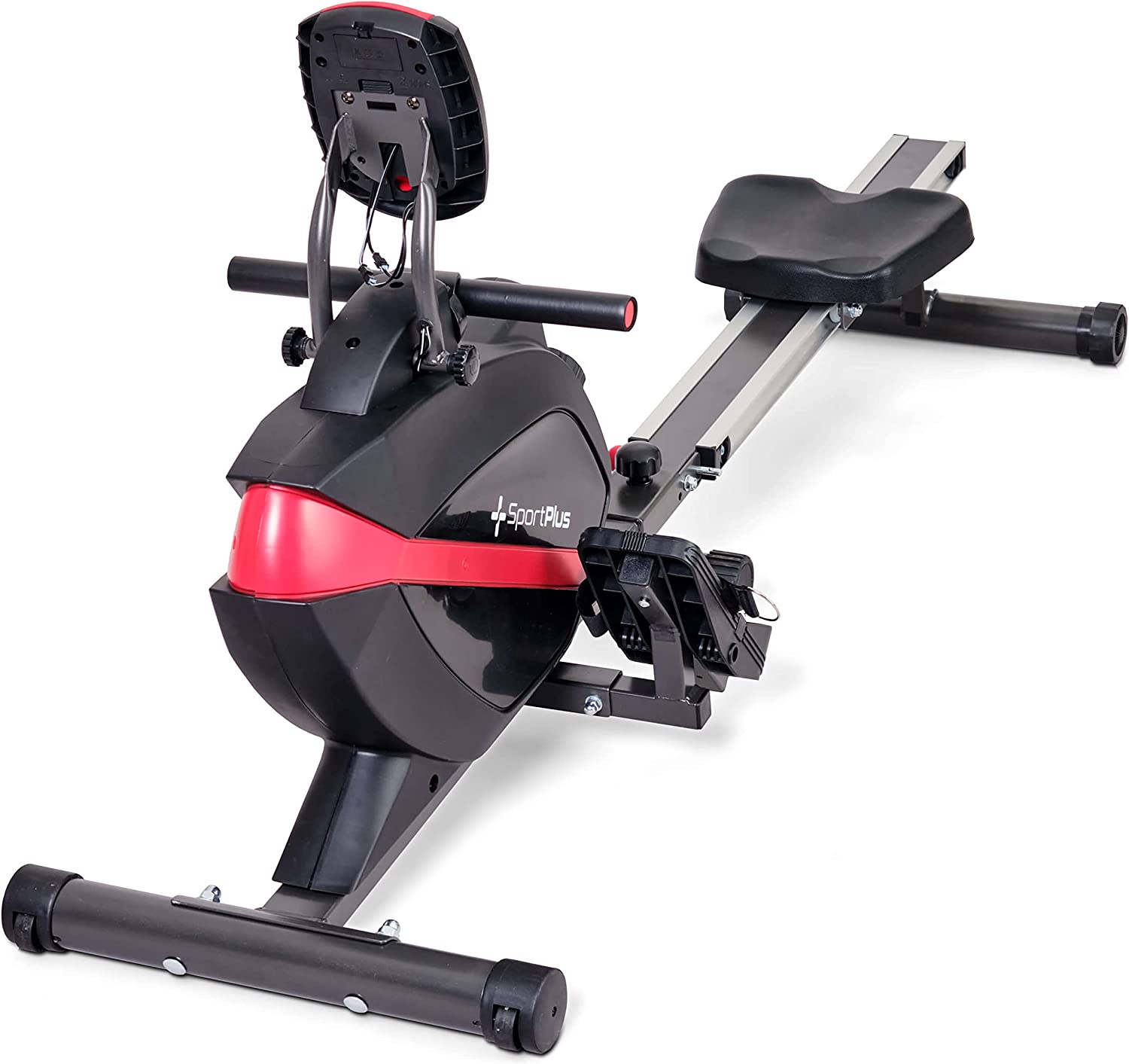 SportPlus Vogatore per uso domestico | Con o senza compatibilità con le app, pieghevole, sistema di frenatura magnetica a bassa rumorosità, 8 livelli di resistenza, massa volanica 8 kg, sedile per vogatore con cuscinetto a sfera 1 SportPlus Vogatore per uso domestico | Con o senza compatibilità con le app, pieghevole, sistema di frenatura magnetica a bassa rumorosità, 8 livelli di resistenza, massa volanica 8 kg, sedile per vogatore con cuscinetto a sfera