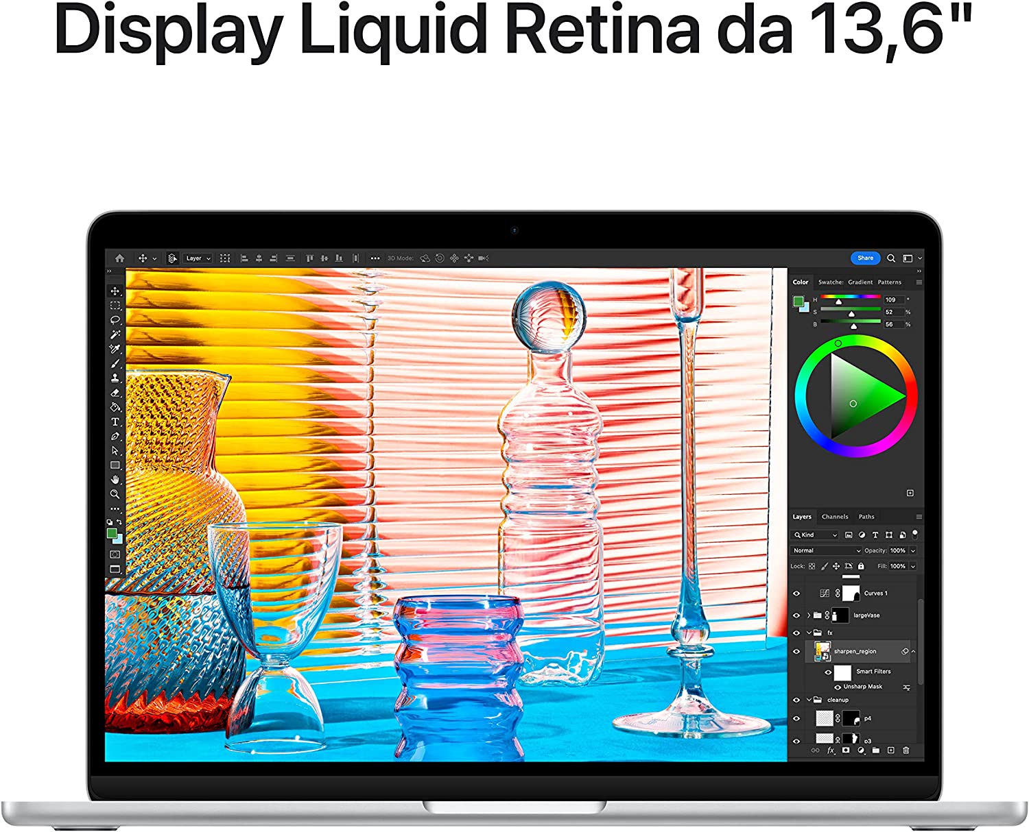 Apple 2022 PC Portatile MacBook Air con chip M2: display Liquid Retina 13,6", 8GB di RAM, 256GB di archiviazione SSD storage, tastiera retroilluminata; color Argento 3 Apple 2022 PC Portatile MacBook Air con chip M2: display Liquid Retina 13,6", 8GB di RAM, 256GB di archiviazione SSD storage, tastiera retroilluminata; color Argento - immagine 3