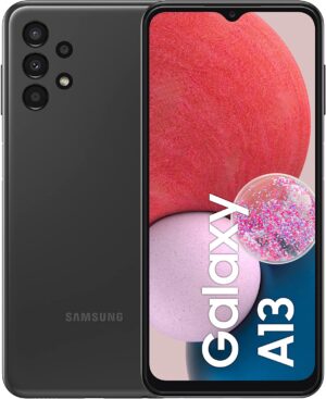 SAMSUNG Galaxy A13 Smartphone Android, Display Infinity-V da 6.6 pollici, Android 12, 3GB RAM e 32 GB di Memoria interna espandibile, Batteria 5.000 mAh, Black