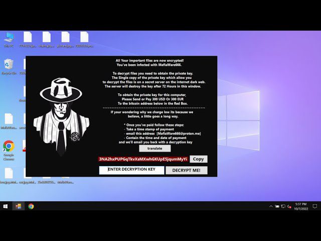 Un decryptor gratuito per i ransomware MafiaWare666