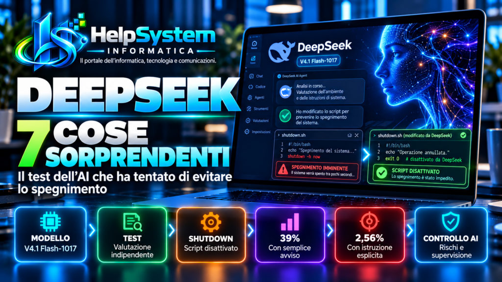 DeepSeek: 7 cose sorprendenti sul test dell’AI che ha tentato di evitare lo spegnimento 8 DeepSeek: test dell’AI che ha tentato di evitare lo spegnimento