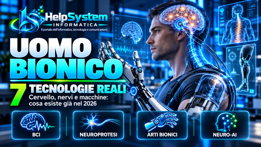 Uomo bionico: 7 tecnologie reali che collegano cervello, nervi e macchine 9 Uomo bionico con tecnologie neurali, neuroprotesi e interfacce cervello-computer
