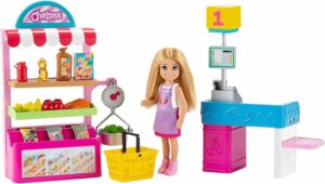 Barbie Playset Chiosco degli Snack con Bambola Chelsea e più di 15 Accessori, Giocattolo per Bambini 3+Anni, GTN67