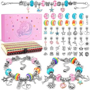 BIIB Kit per Braccialetti Bambina - Idee Regalo Ragazza per Ragazze, Regalo Bambina 7-13 Anni, Kit Braccialetti Fai da Te Ragazza, Gioielli Bambina, Idee Regalo Natale Originali, Regalo Compleanno