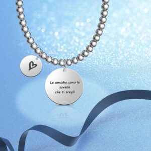 Chritice Bracciale Amicizia, Regalo Amica Bracciale Donna Amicizia Regali Amica Bracciale Amica Bracciale Frasi Bracciale Donna Ragazza, Regalo Donna