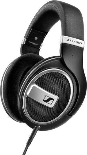 Sennheiser HD 599 Cuffie Aperte sul Retro, Edizione Speciale, Nero